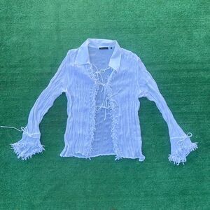 American-vintage Women's White Blouse